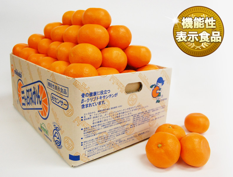 写真:機能性表示食品として認められている三ヶ日みかん