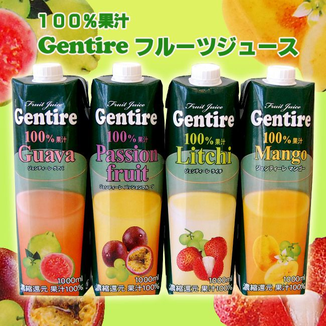 選べる！Gentire(ジェンティーレ)トロピカルジュース12本セット