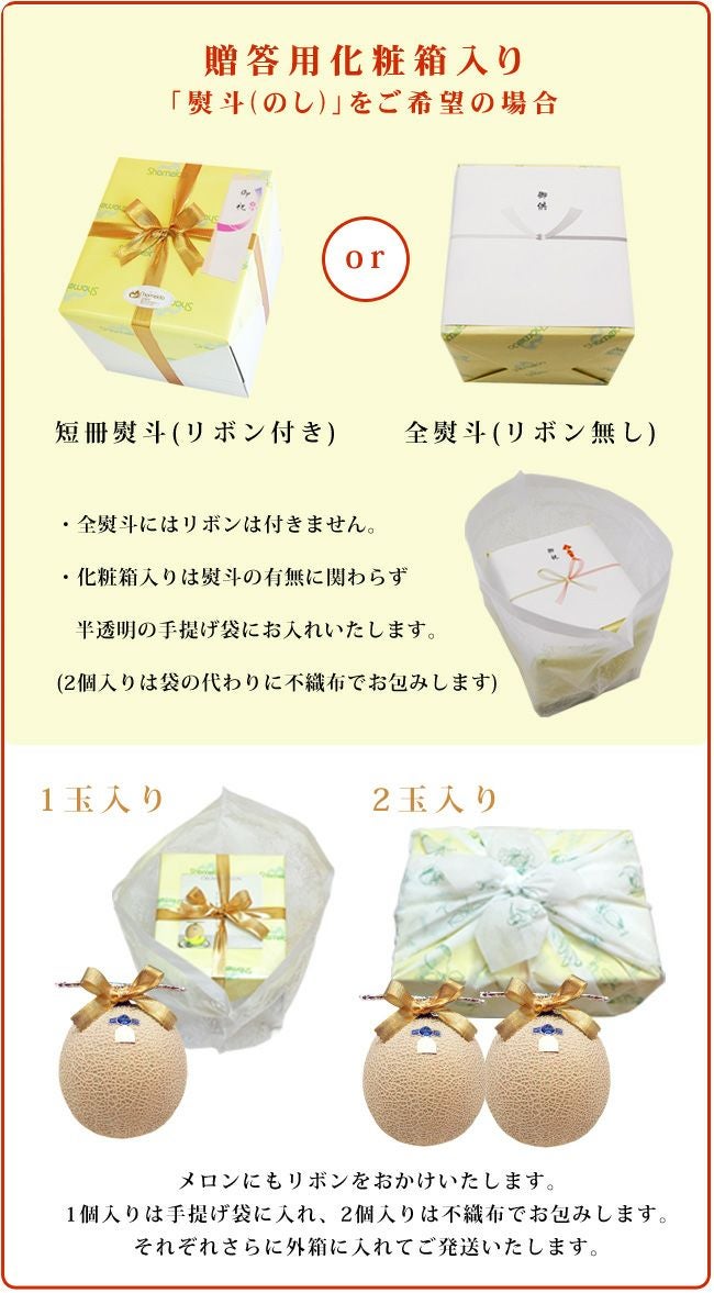 静岡産 クラウンメロン【 白等級 / 山等級 】 2個セット 贈答用化粧
