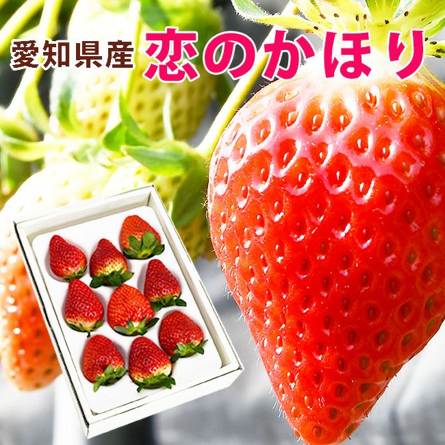 日恵野さんのいちご 「恋のかほり」8～9粒入 化粧箱